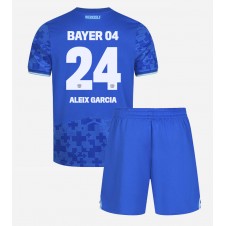 Bayer Leverkusen Aleix Garcia #24 Tredjeställ Barn 2025-26 Korta ärmar (+ Korta byxor)